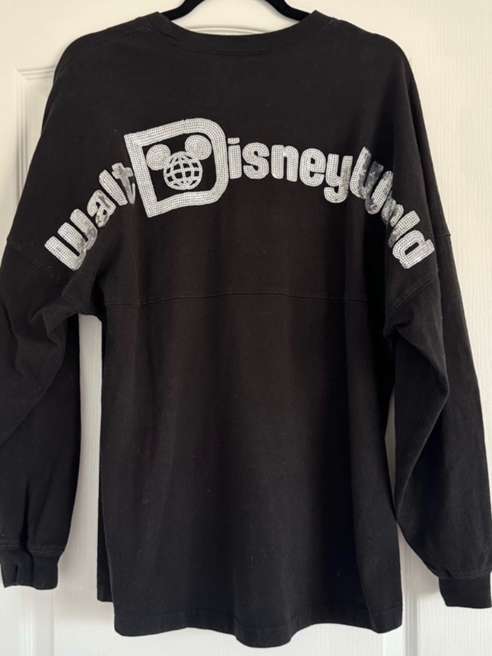 Walt Disney World Parks‎ Black and Silver Sequin Spirit Jersey WDW